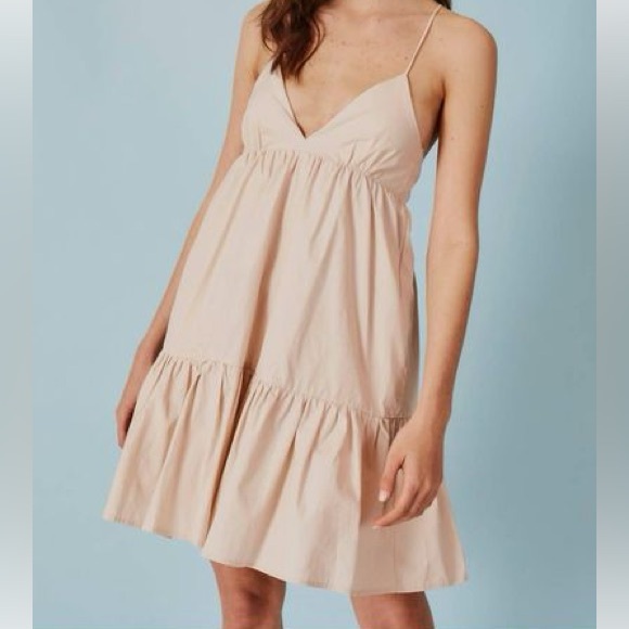 NWT DELUC Larrow Cream Dress XS - Picture 1 of 7